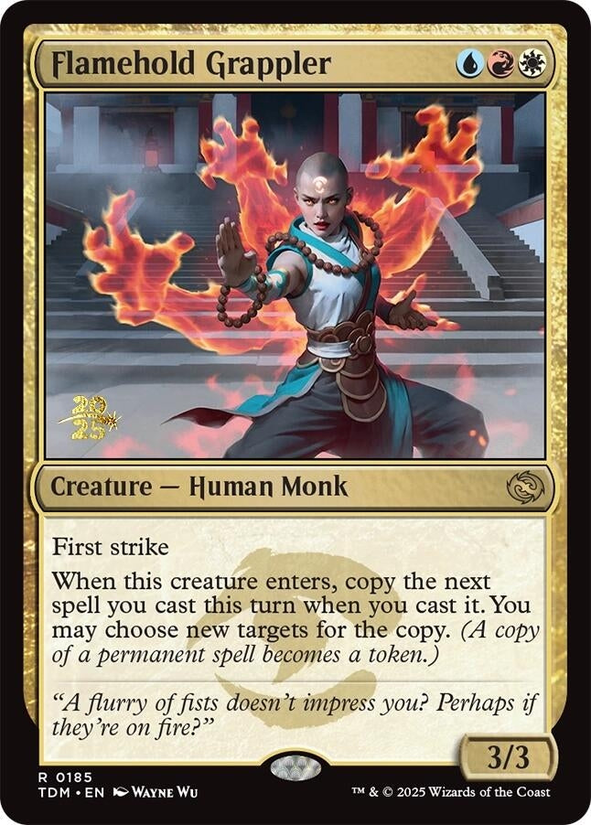 Image for Flamehold Grappler (185) [Prerelease Cards] - Magic: The Gathering