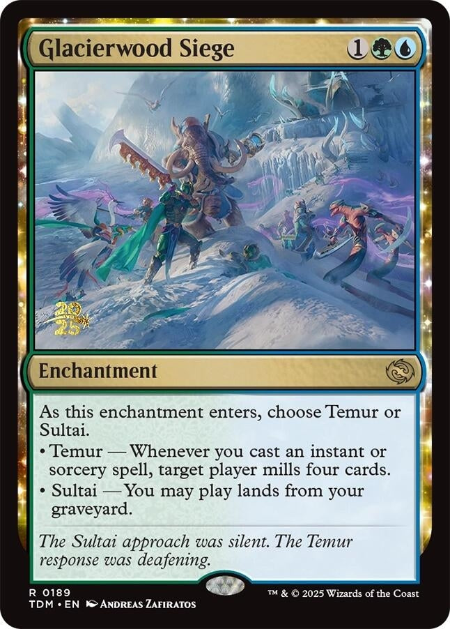 Image for Glacierwood Siege (189) [Prerelease Cards] - Magic: The Gathering