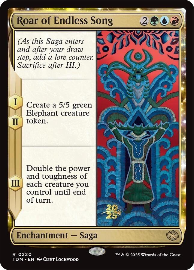 Image for Roar of Endless Song (220) [Prerelease Cards] - Magic: The Gathering