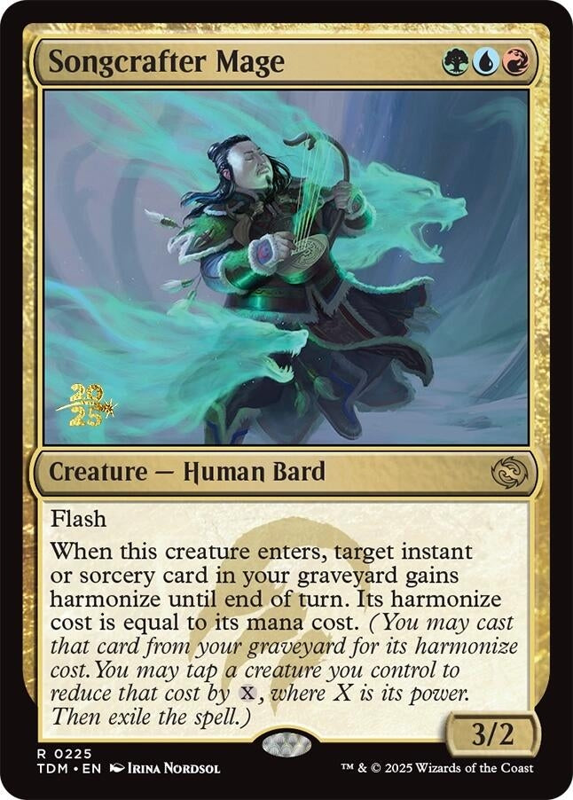 Image for Songcrafter Mage (225) [Prerelease Cards] - Magic: The Gathering