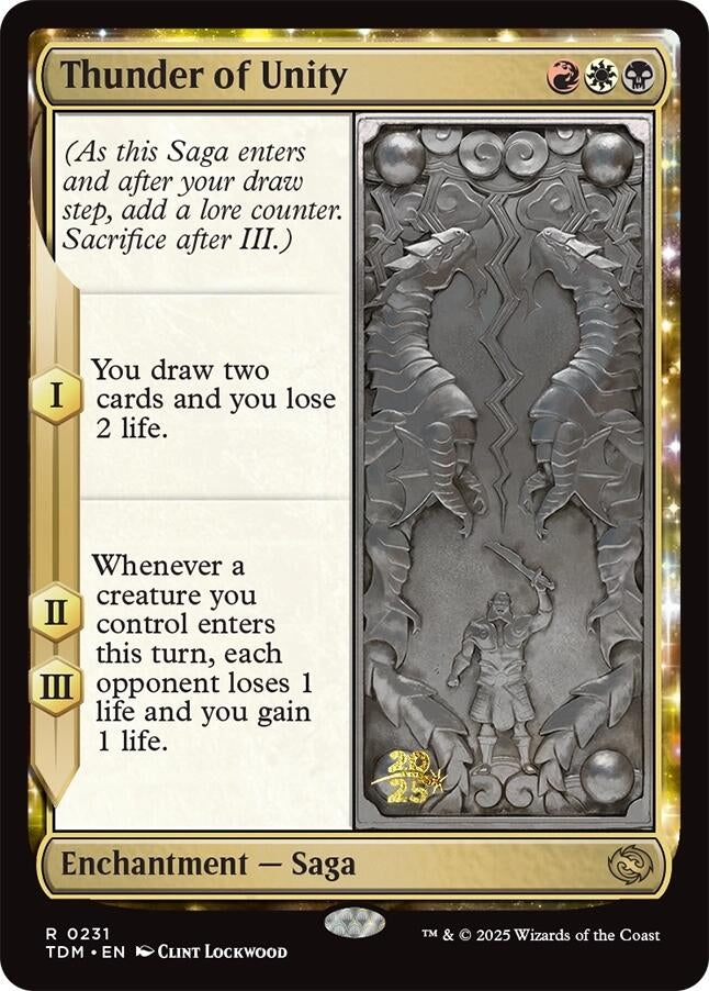 Image for Thunder of Unity (231) [Prerelease Cards] - Magic: The Gathering