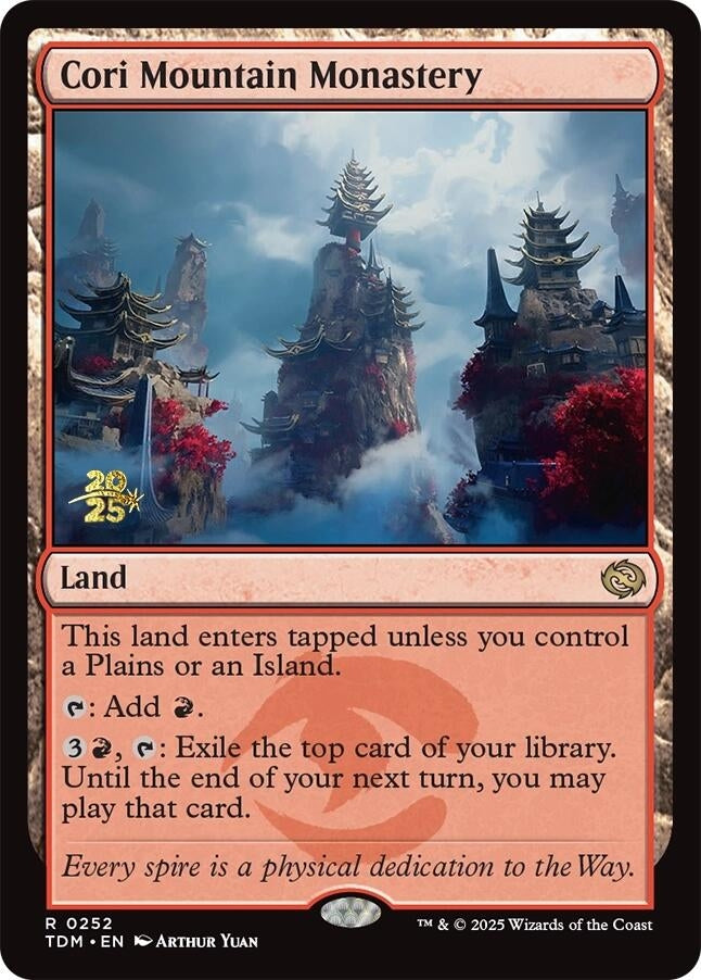 Image for Cori Mountain Monastery (252) [Prerelease Cards] - Magic: The Gathering