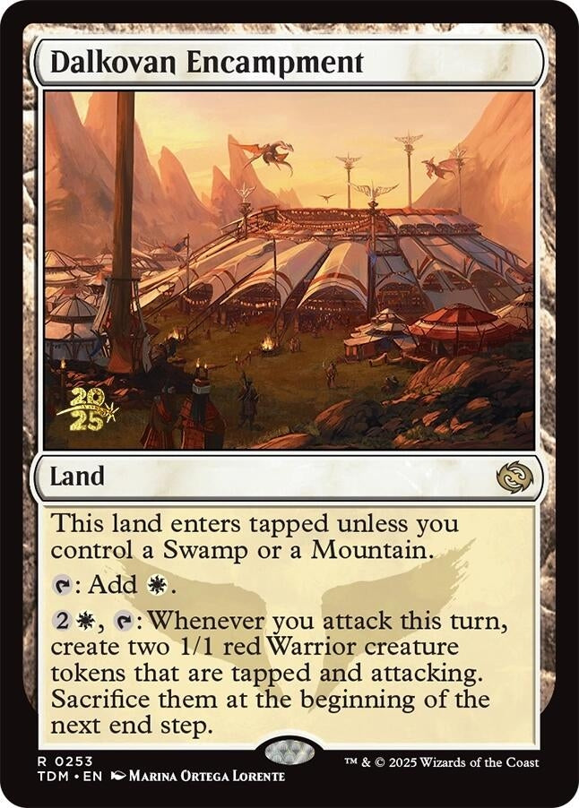 Image for Dalkovan Encampment (253) [Prerelease Cards] - Magic: The Gathering