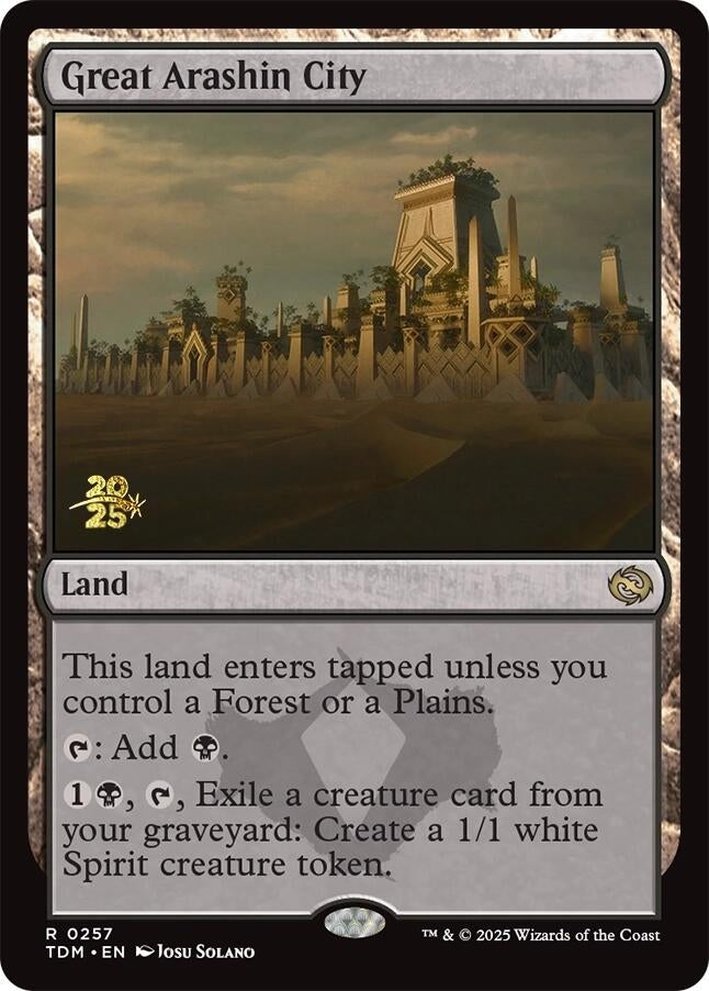 Image for Great Arashin City (257) [Prerelease Cards] - Magic: The Gathering