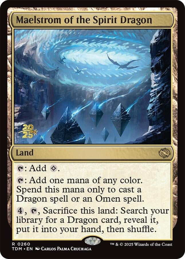 Image for Maelstrom of the Spirit Dragon (260) [Prerelease Cards] - Magic: The Gathering