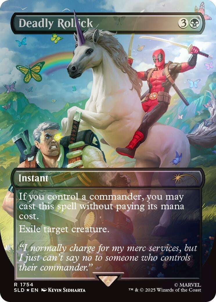 Image for Deadly Rollick (Rainbow Foil) (1754) [Secret Lair Drop Series] - Magic: The Gathering