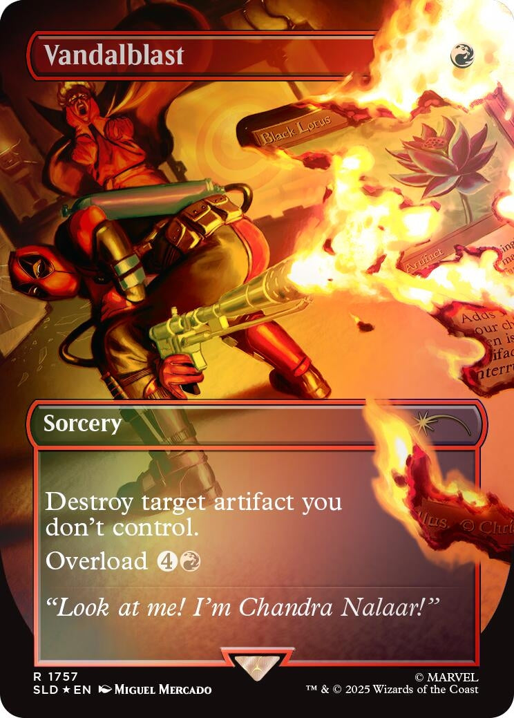 Image for Vandalblast (1757) (Rainbow Foil) (1757) [Secret Lair Drop Series] - Magic: The Gathering