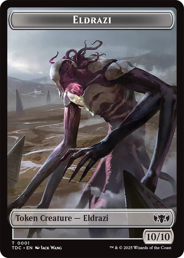 Image for Eldrazi // Citizen Double-Sided Token (1 // 26) [Tarkir: Dragonstorm] - Magic: The Gathering