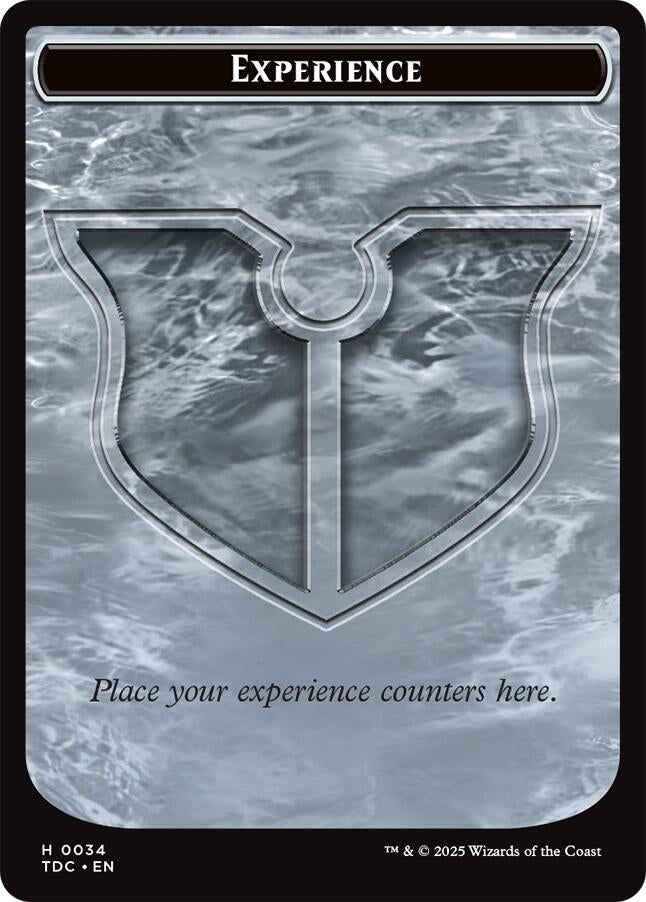 Image for Experience // Treasure Double-Sided Token (34 // 16) [Tarkir: Dragonstorm] - Magic: The Gathering