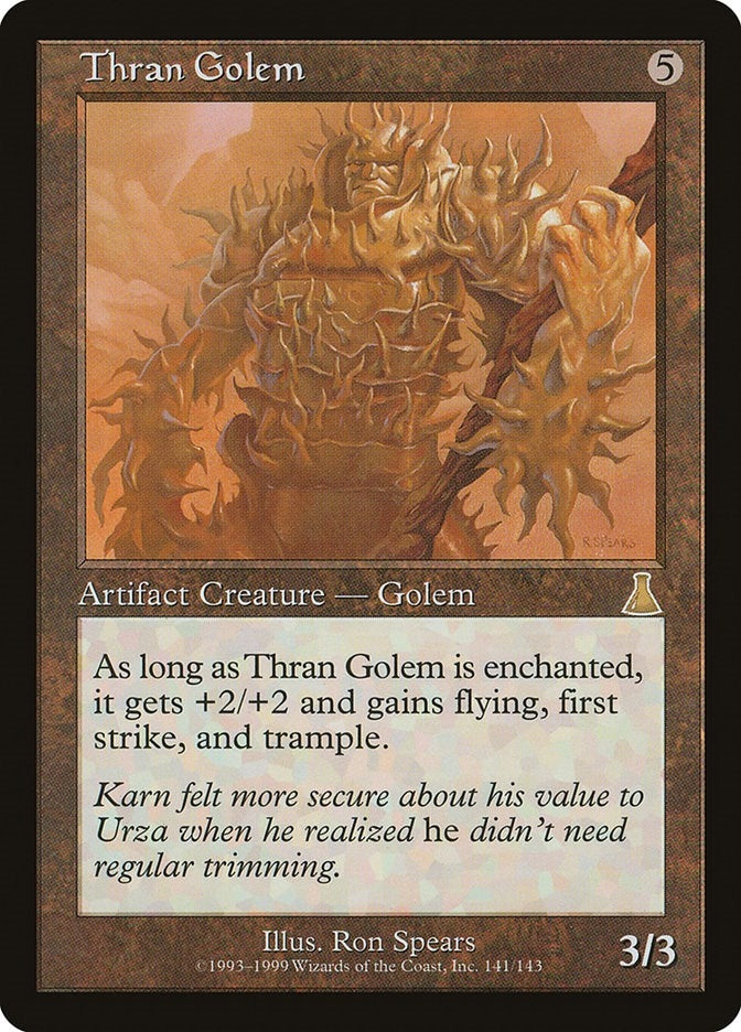 Image for Thran Golem (141) [Urza's Destiny] - Magic: The Gathering