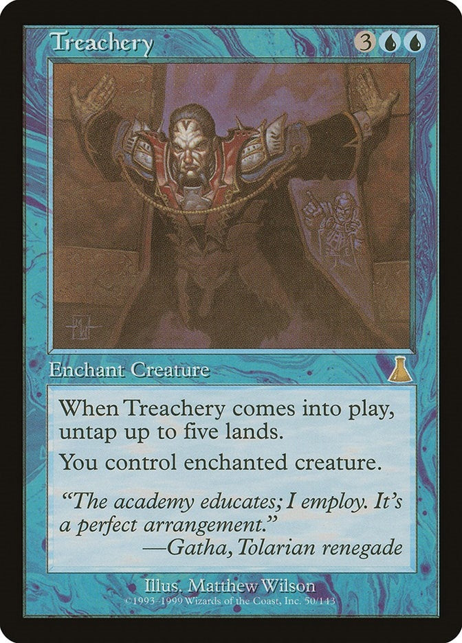 Image for Treachery (50) [Urza's Destiny] - Magic: The Gathering