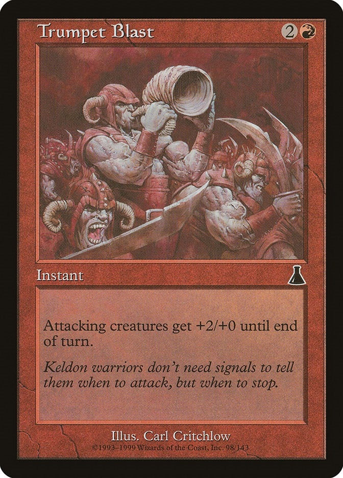 Image for Trumpet Blast (98) [Urza's Destiny] - Magic: The Gathering
