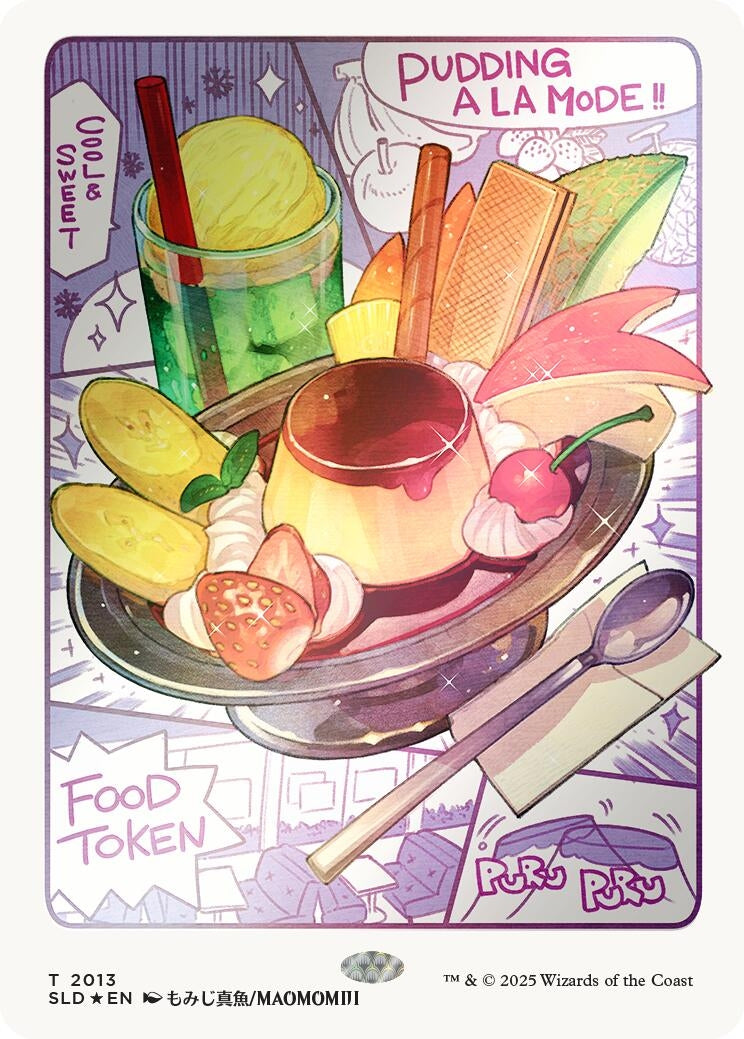 Image for Food Token (2013) (Rainbow Foil) (2013) [Secret Lair Drop Series] - Magic: The Gathering