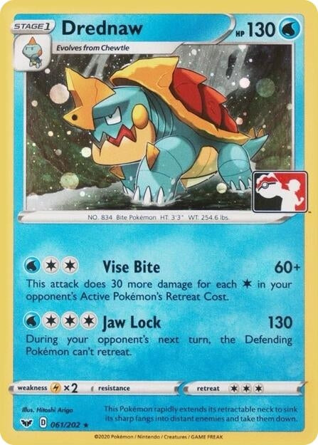 Image for Drednaw - 061/202 (League Promo) (061/202) [League & Championship Cards] - Pokemon