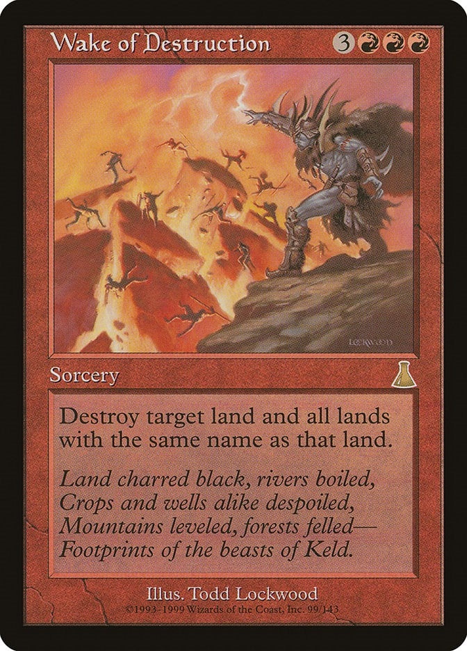 Image for Wake of Destruction (99) [Urza's Destiny] - Magic: The Gathering