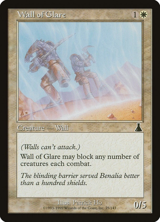 Image for Wall of Glare (25) [Urza's Destiny] - Magic: The Gathering
