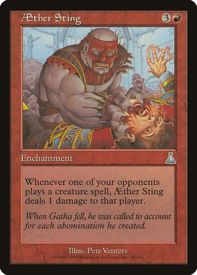 Image for Aether Sting (76) [Urza's Destiny] - Magic: The Gathering