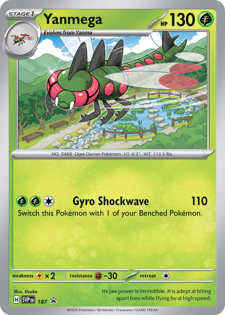 Image for Yanmega - 187 (Cosmos Holo) (187) [SV: Scarlet & Violet Promo Cards] - Pokemon