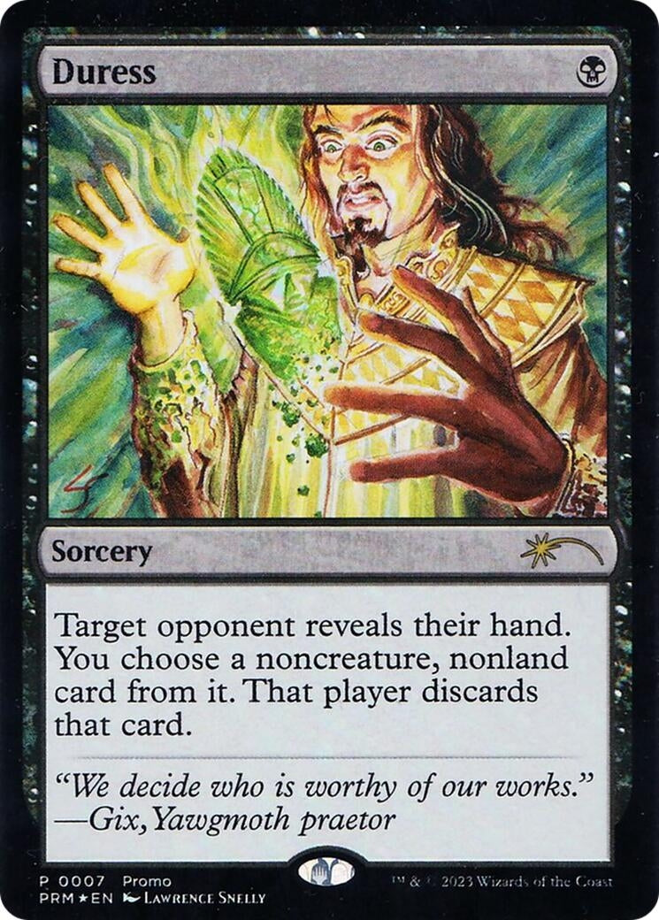 Image for Duress (Graphic Novel Insert) (7) [Media Promos] - Magic: The Gathering