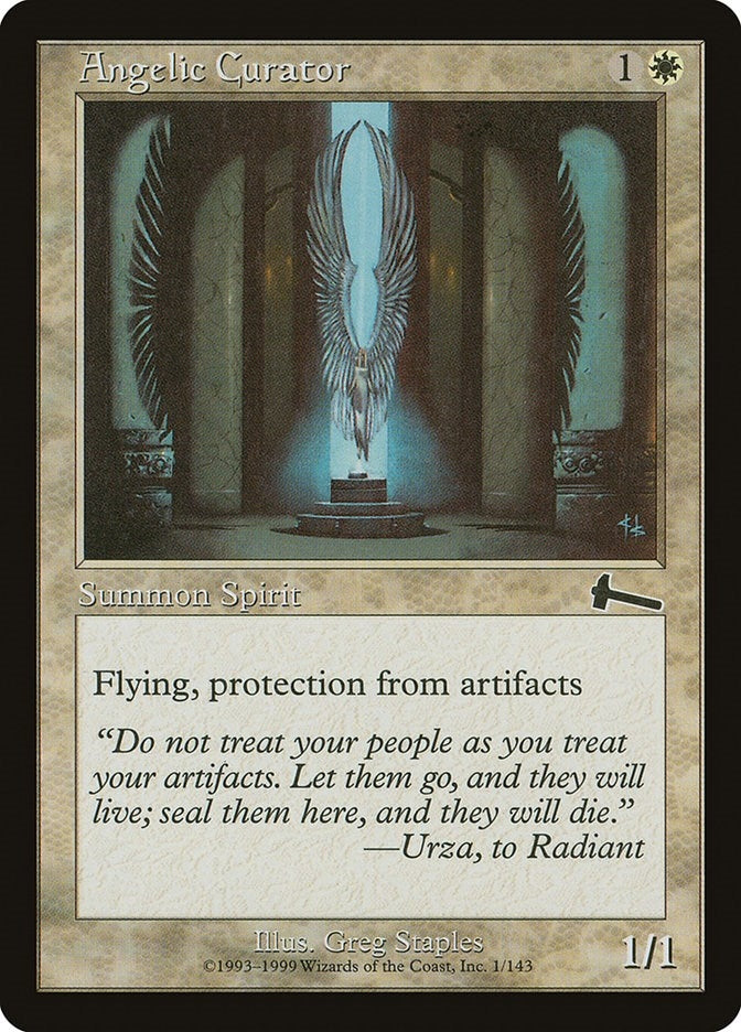 Image for Angelic Curator (1) [Urza's Legacy] - Magic: The Gathering