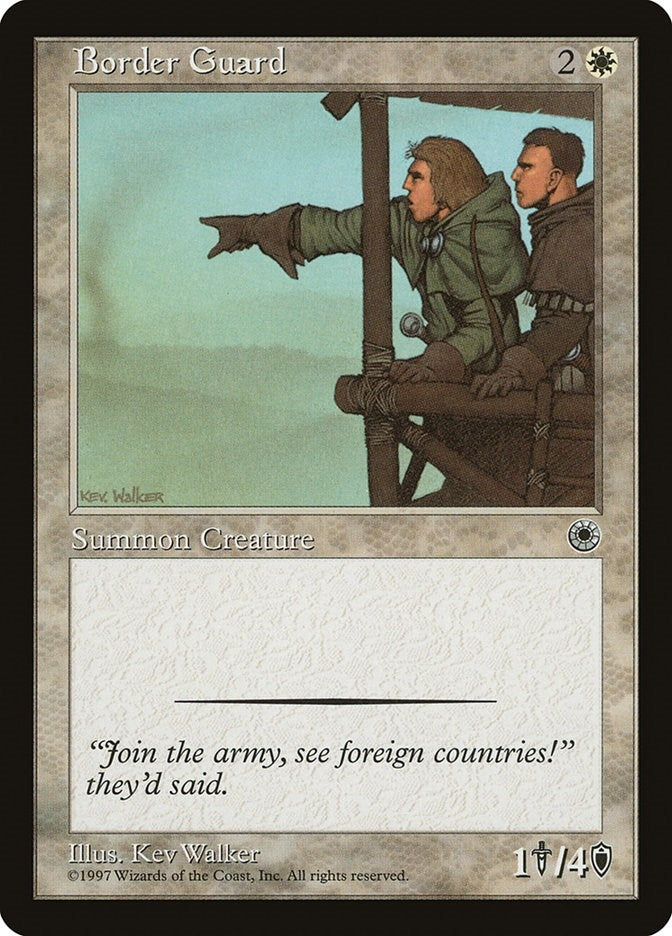 Image for Border Guard [Portal] - Magic: The Gathering