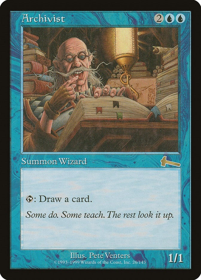 Image for Archivist (26) [Urza's Legacy] - Magic: The Gathering