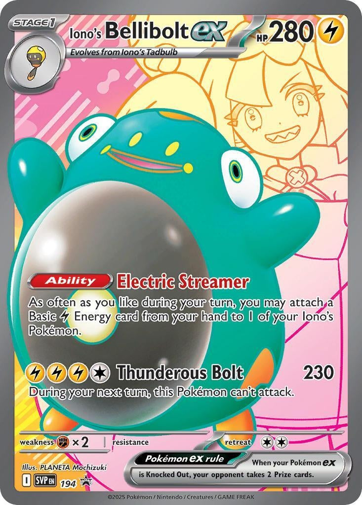 Image for Iono's Bellibolt ex - 194 (194) [SV: Scarlet & Violet Promo Cards] - Pokemon