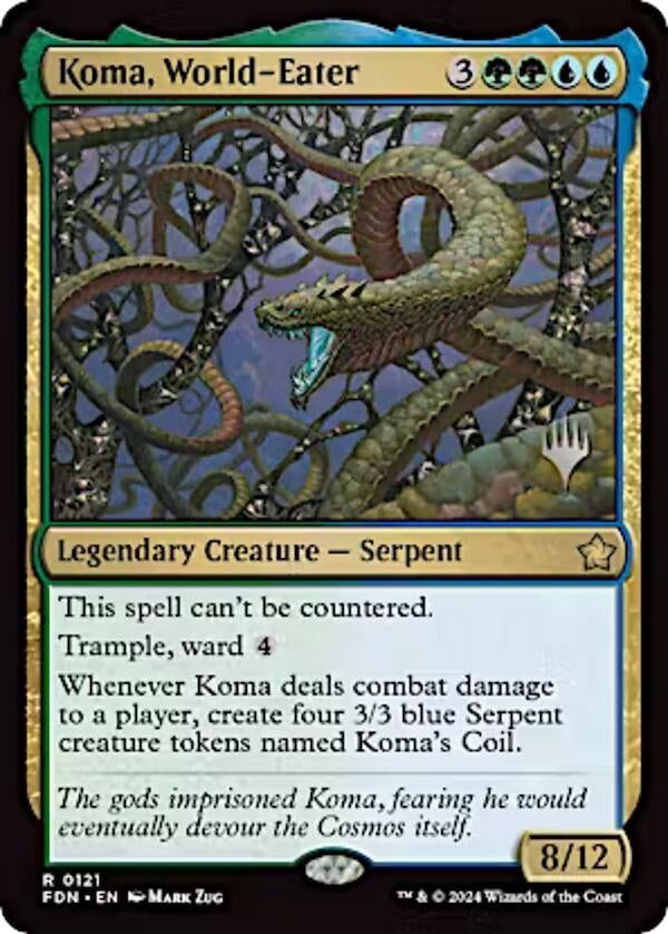 Image for Koma, World-Eater (121) [Aetherdrift] - Magic: The Gathering