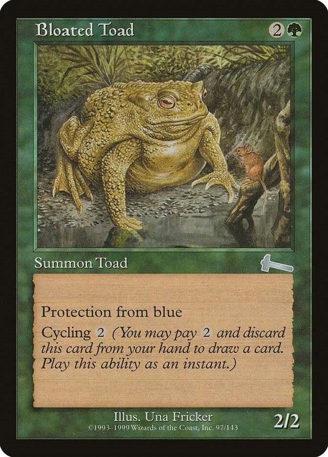 Image for Bloated Toad (97) [Urza's Legacy] - Magic: The Gathering