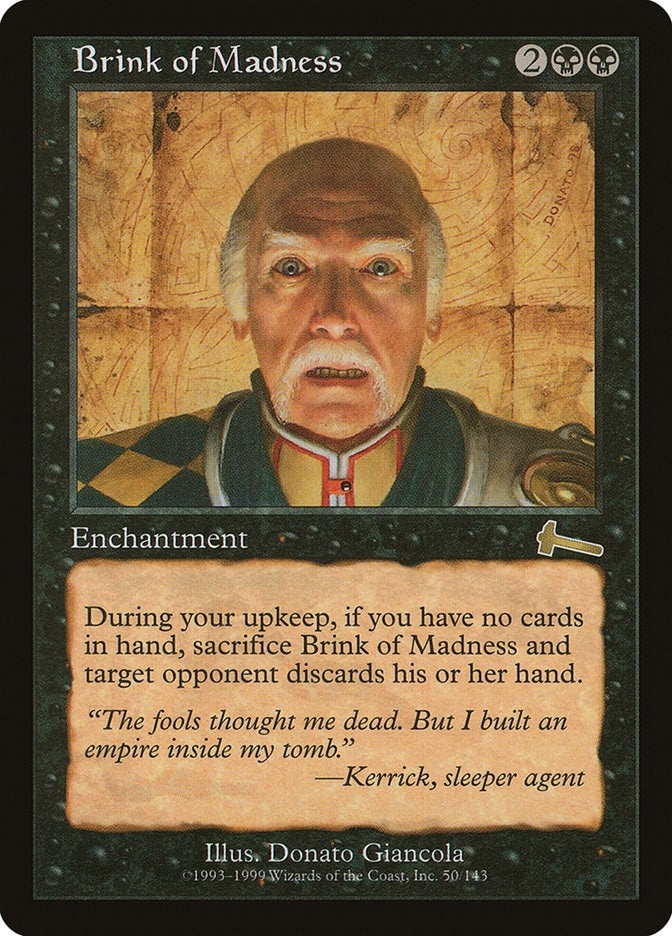Image for Brink of Madness (50) [Urza's Legacy] - Magic: The Gathering