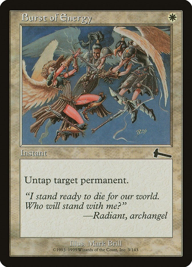 Image for Burst of Energy (3) [Urza's Legacy] - Magic: The Gathering