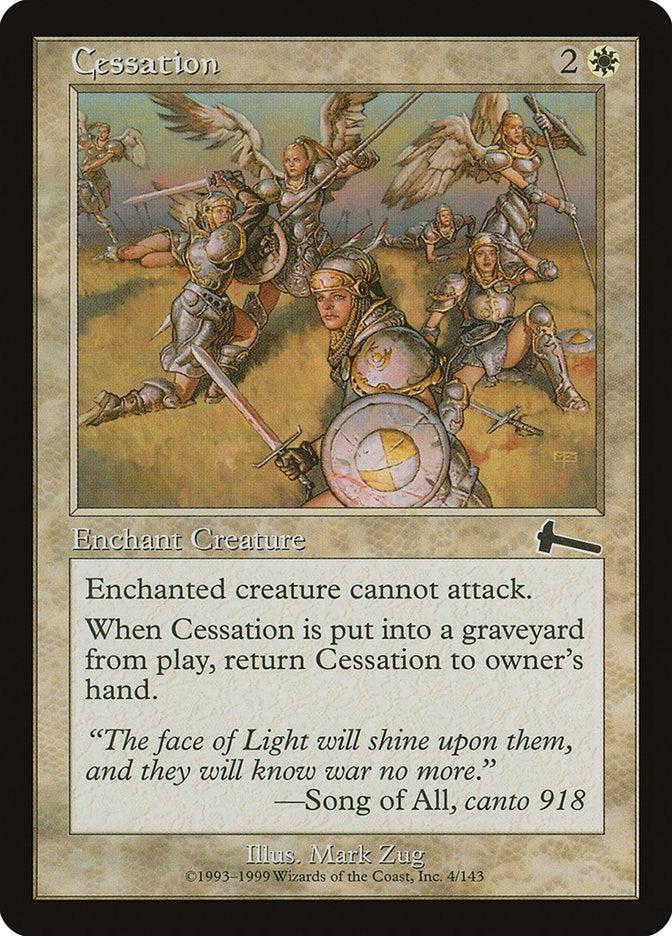 Image for Cessation (4) [Urza's Legacy] - Magic: The Gathering