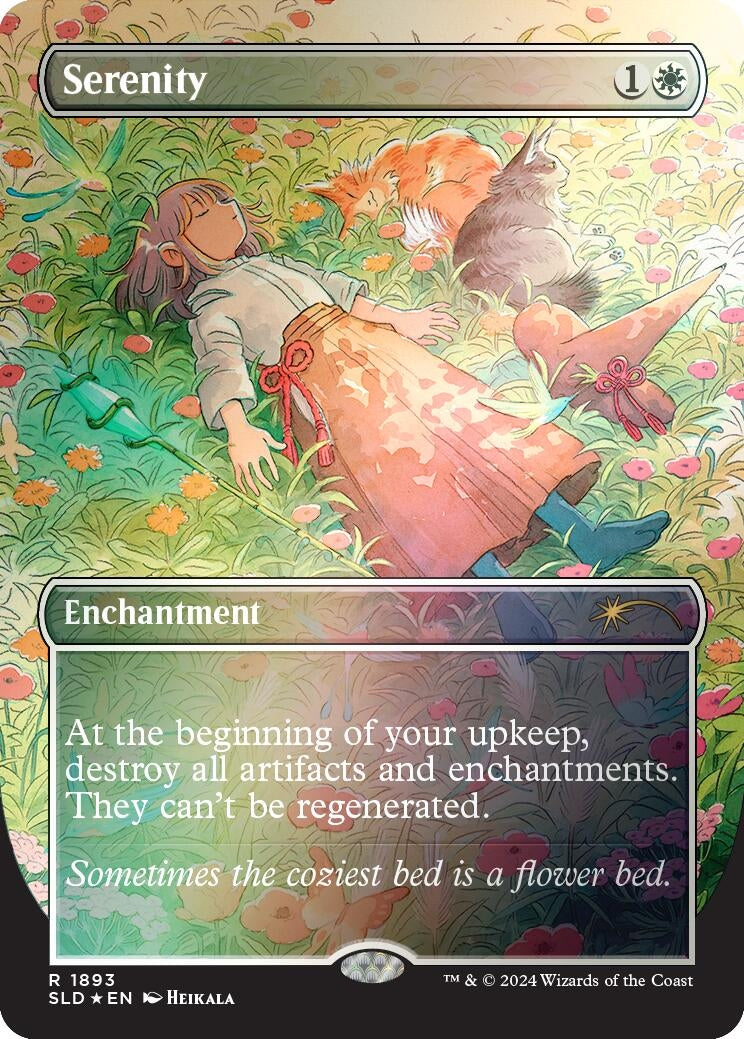 Image for Serenity (Rainbow Foil) (1893) [Secret Lair Drop Series] - Magic: The Gathering