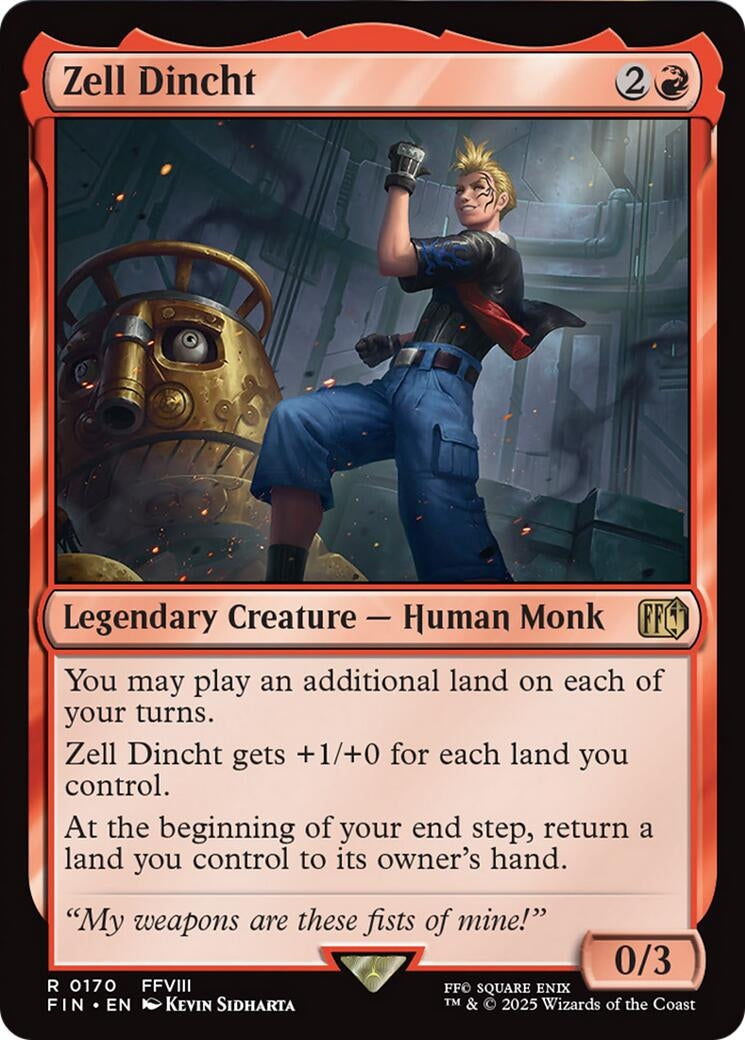 Image for Zell Dincht (170) [FINAL FANTASY] - Magic: The Gathering