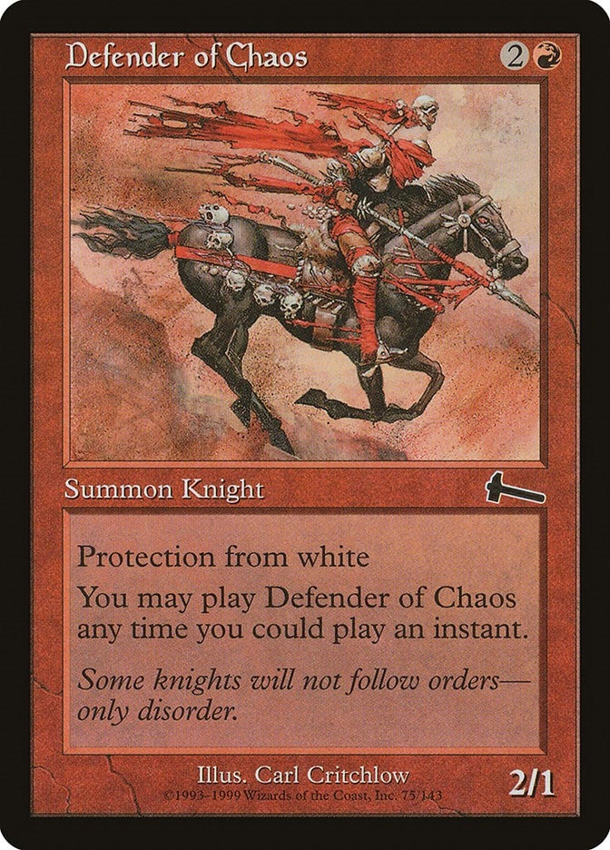 Image for Defender of Chaos (75) [Urza's Legacy] - Magic: The Gathering