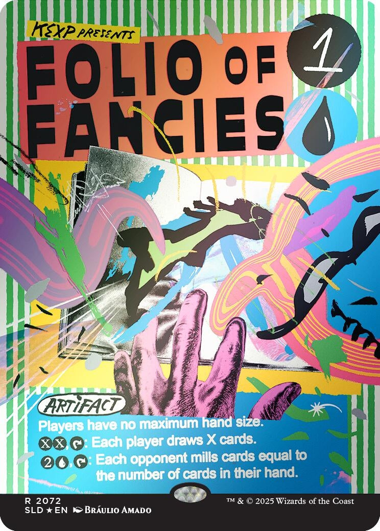 Image for Folio of Fancies (Rainbow Foil) (2072) [Secret Lair Drop Series] - Magic: The Gathering