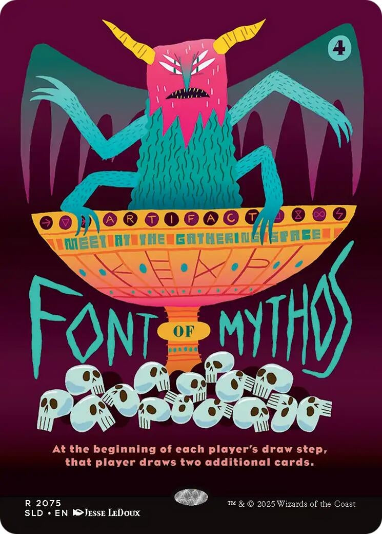 Image for Font of Mythos (2075) [Secret Lair Drop Series] - Magic: The Gathering