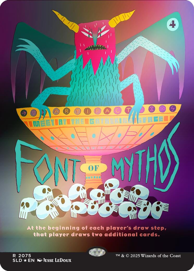 Image for Font of Mythos (Rainbow Foil) (2075) [Secret Lair Drop Series] - Magic: The Gathering