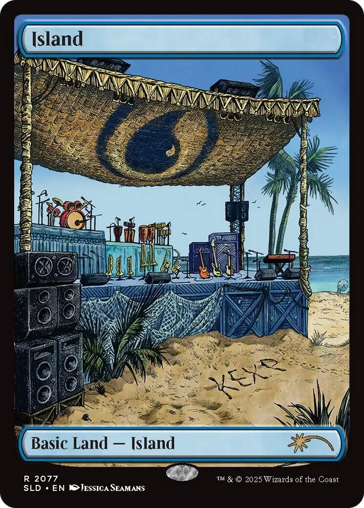 Image for Island (2077) (2077) [Secret Lair Drop Series] - Magic: The Gathering