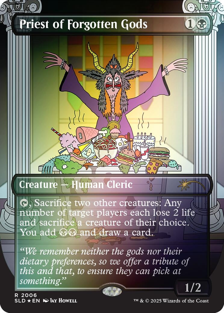 Image for Priest of Forgotten Gods (Rainbow Foil) (2006) [Secret Lair Drop Series] - Magic: The Gathering