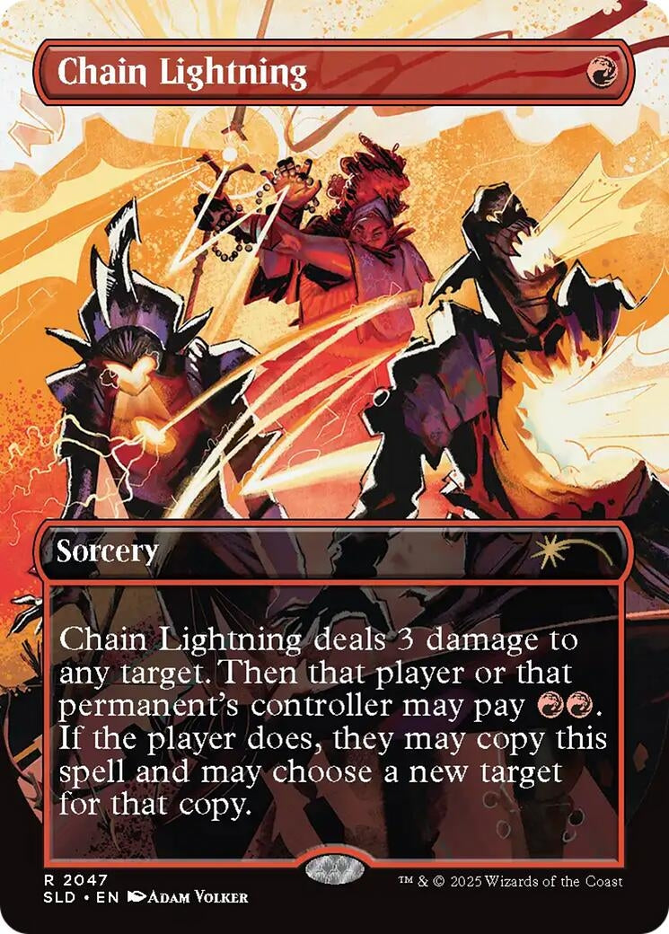 Image for Chain Lightning (2047) (2047) [Secret Lair Drop Series] - Magic: The Gathering