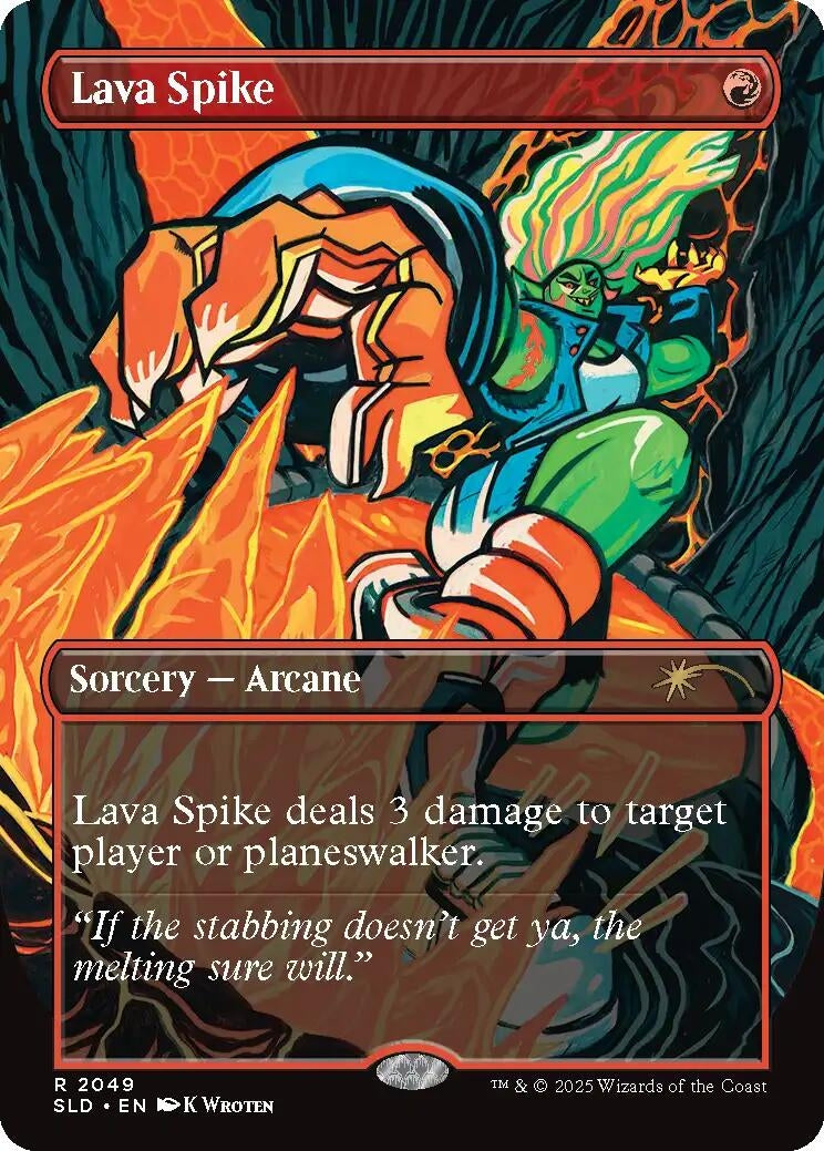 Image for Lava Spike (2049) (2049) [Secret Lair Drop Series] - Magic: The Gathering