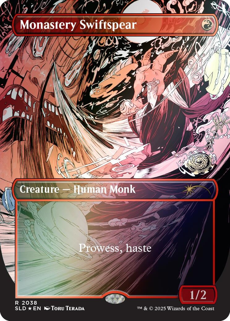 Image for Monastery Swiftspear (2038) (Rainbow Foil) (2038) [Secret Lair Drop Series] - Magic: The Gathering
