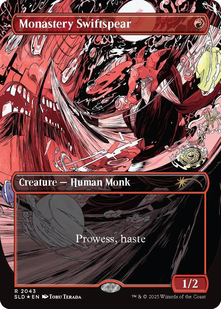 Image for Monastery Swiftspear (2043) (Raised Foil) (2043) [Secret Lair Drop Series] - Magic: The Gathering