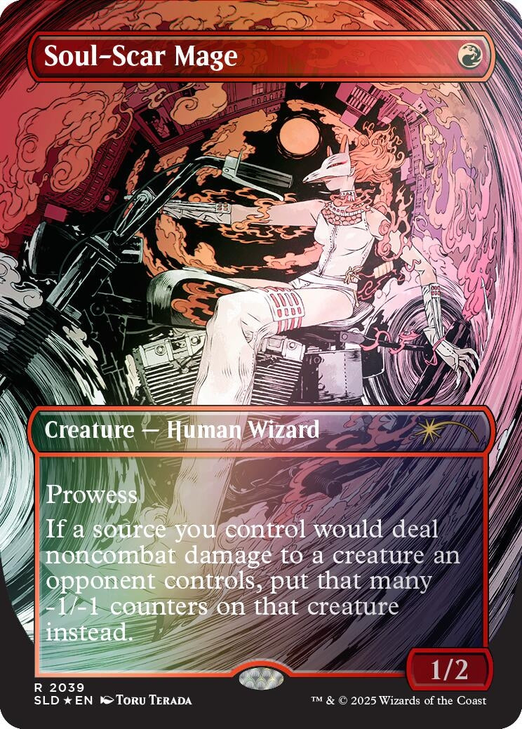 Image for Soul-Scar Mage (2039) (Rainbow Foil) (2039) [Secret Lair Drop Series] - Magic: The Gathering