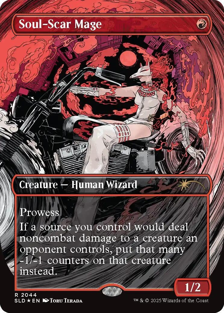 Image for Soul-Scar Mage (2044) (Raised Foil) (2044) [Secret Lair Drop Series] - Magic: The Gathering
