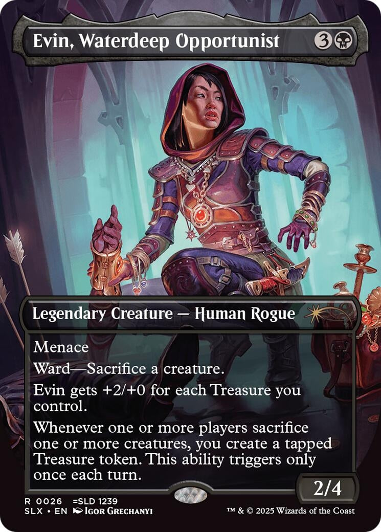 Image for Evin, Waterdeep Opportunist (26) [SLX Cards] - Magic: The Gathering