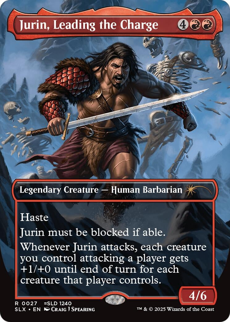 Image for Jurin, Leading the Charge (27) [SLX Cards] - Magic: The Gathering