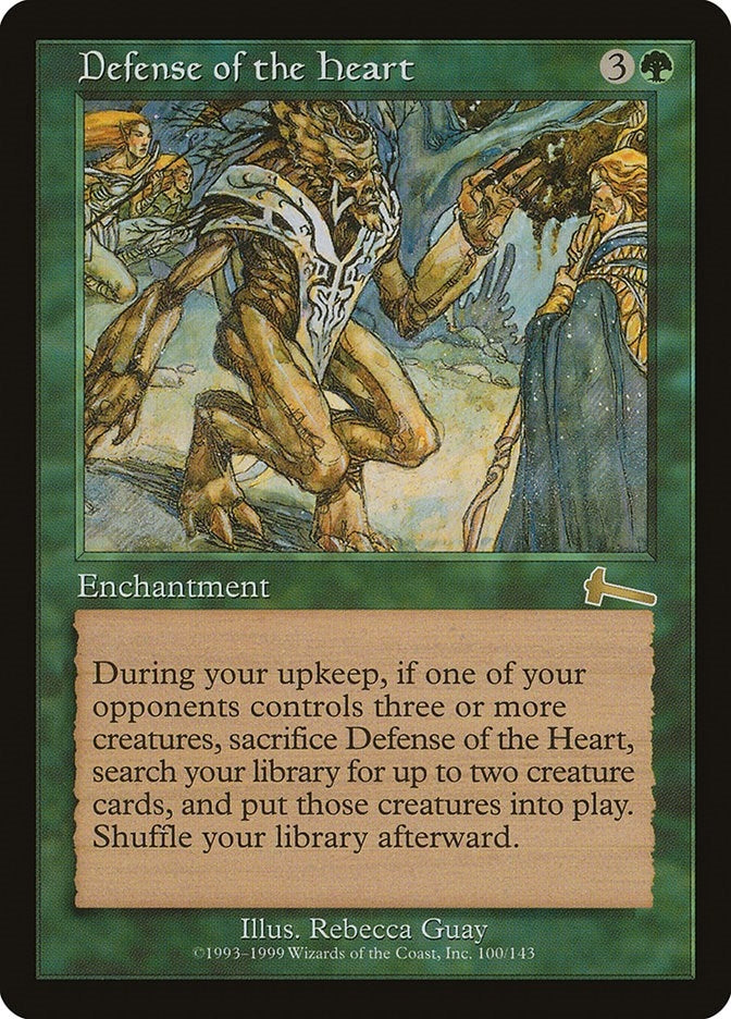 Image for Defense of the Heart (100) [Urza's Legacy] - Magic: The Gathering