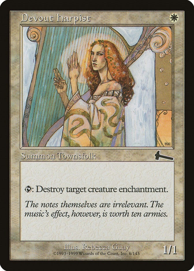 Image for Devout Harpist (6) [Urza's Legacy] - Magic: The Gathering